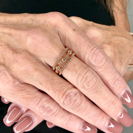 Satellite 14k Rose Gold Ring