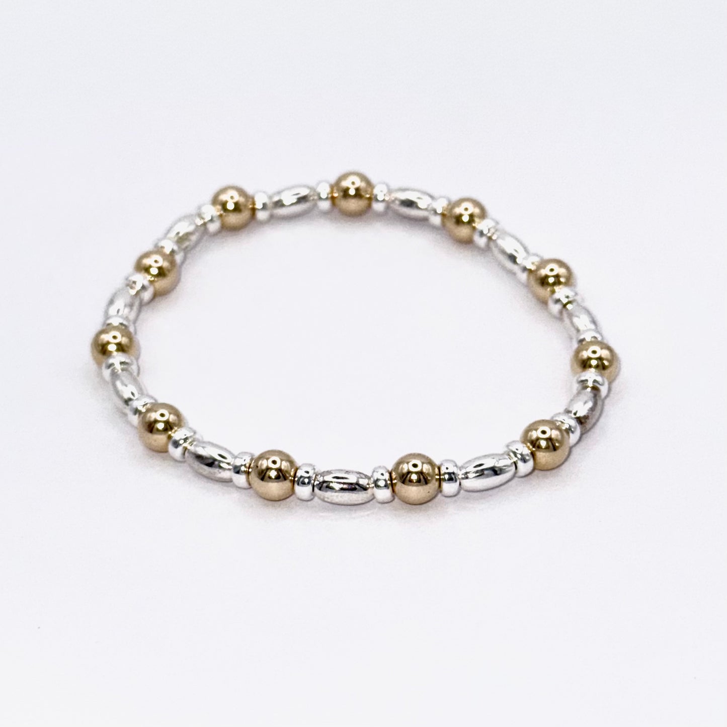 Starlink – Mixed Metal 14k Gold and 925 Sterling Silver Bracelet